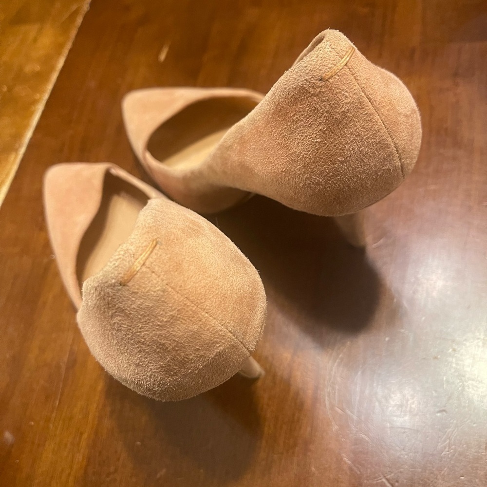 MADEWELL Mira Heel in light pink suede. Size 8.5 - Picture 5 of 8